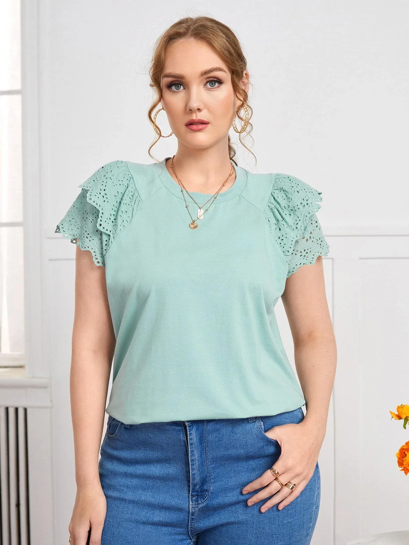 

Cotton Women T-shirt 2022 Summer Casual Short Sleeve V-neck Female Tees Top