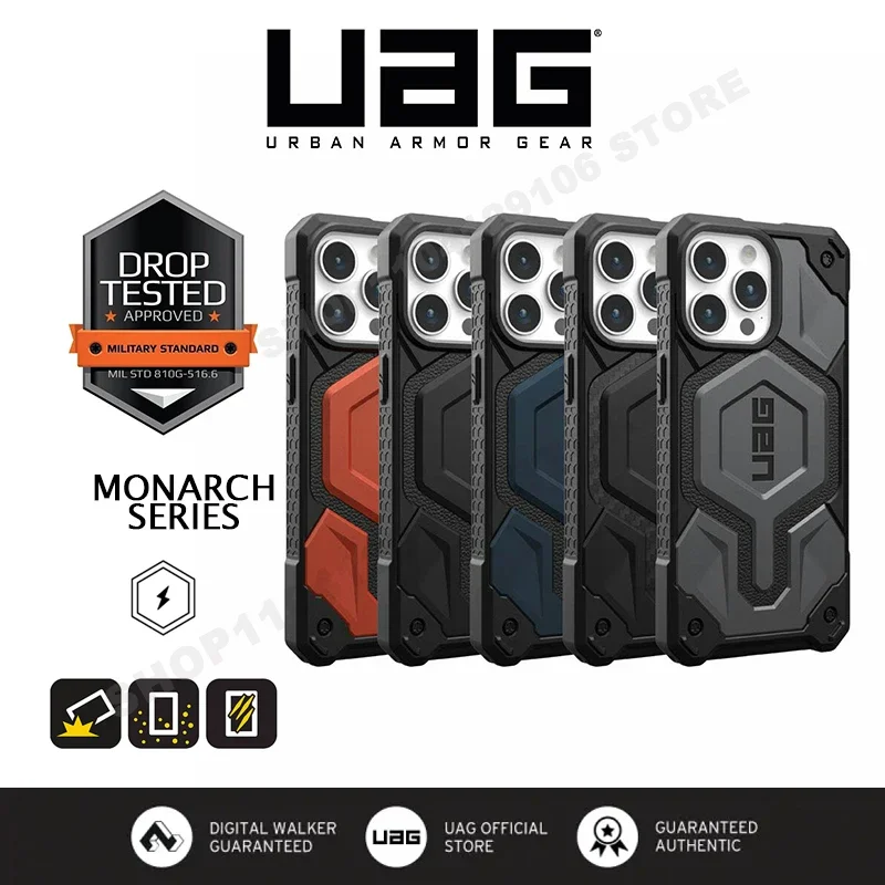 Оригинальный магнитный чехол URBAN ARMOR GEAR UAG Monarch Pro для IPhone 16 Iphone 15 Plus /14/13/15 PRO MAX