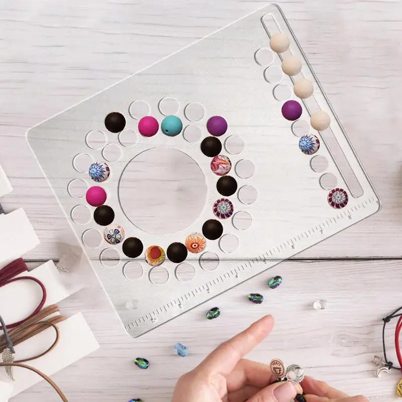 Доска для бусин изготовления ювелирных изделий поднос бисероплетения