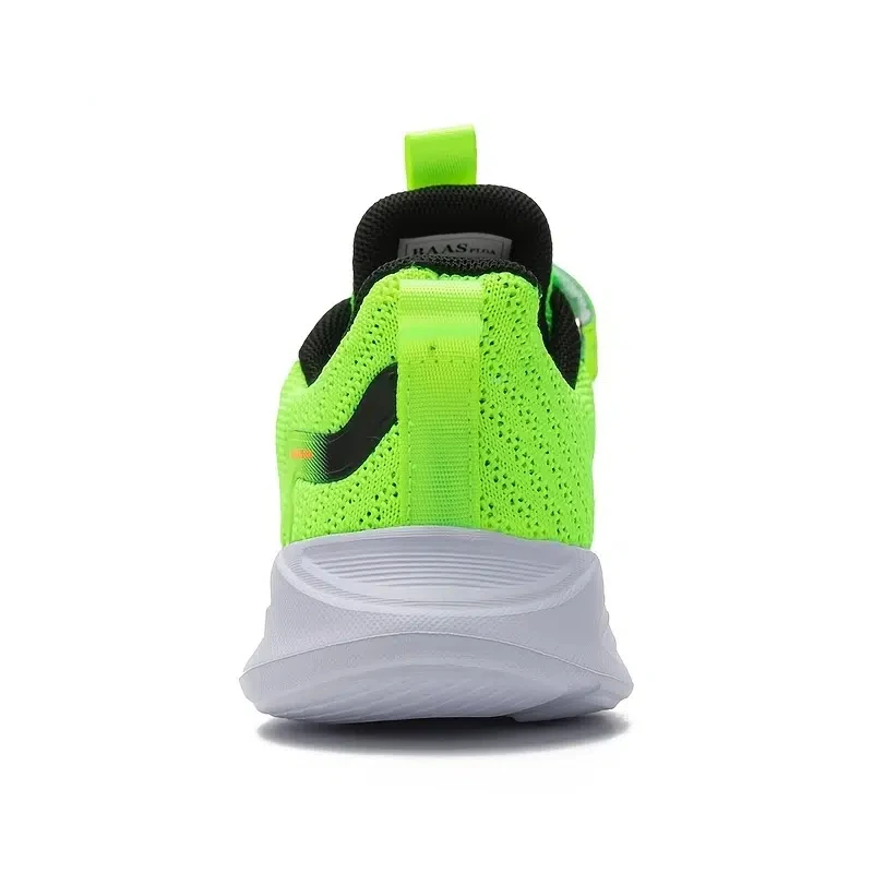 Kid's Lightweight Cushioned Running Shoes For School Sports Walking Breathable Knit Sneaker For Boy & Girl