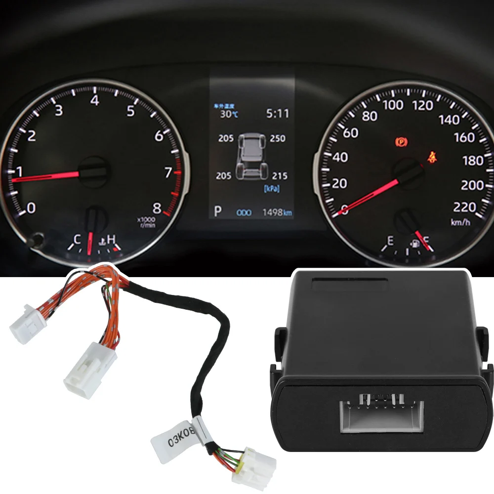 

Car Security Alarm Tyre Pressure Monitoring System For Toyota RAV4 2020 Smart Car TPMS Auto Parts Digital LCD Dash Board Display