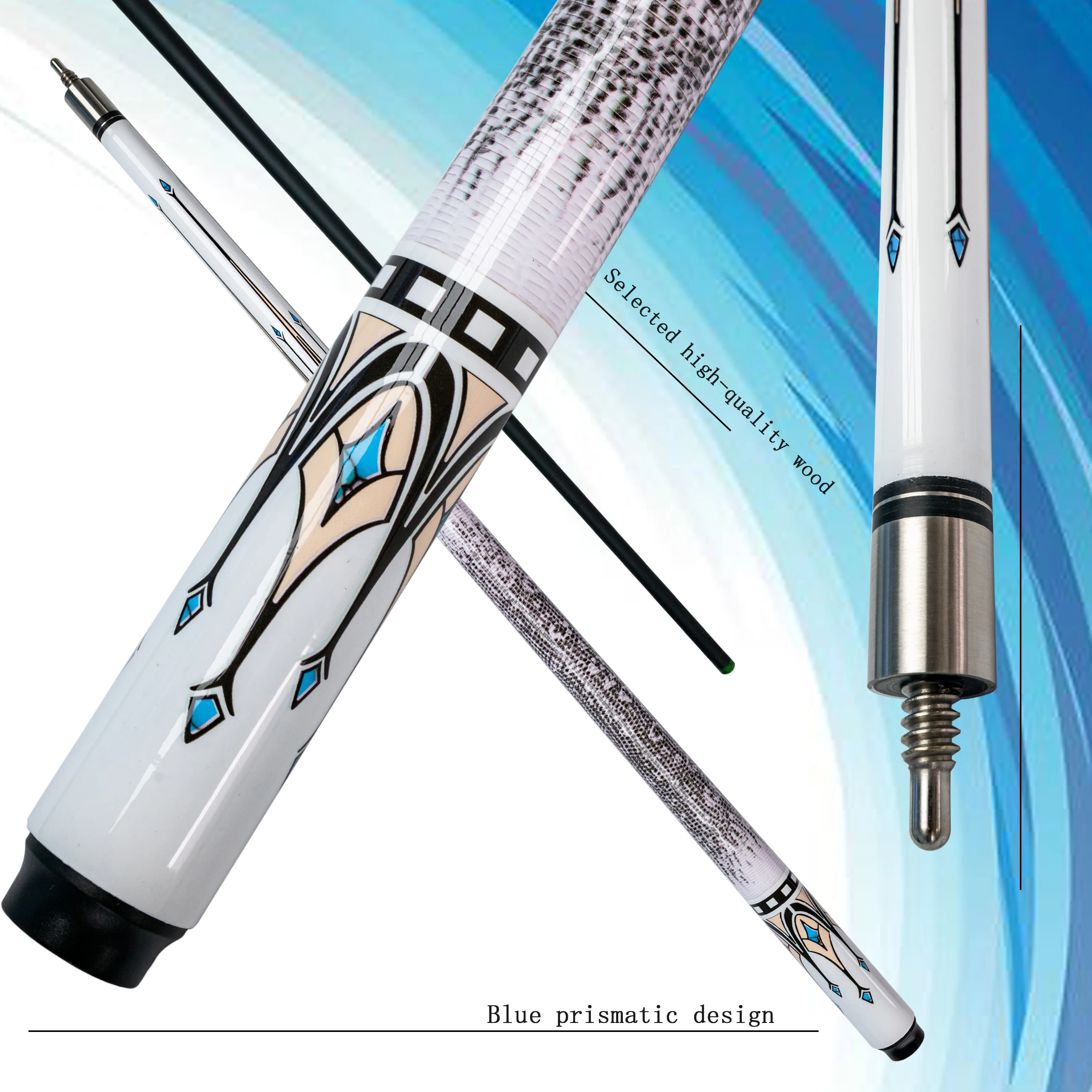 Бильярдный Кий из углеродного волокна с наконечником 12 5 мм