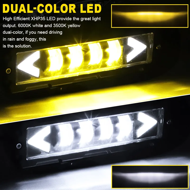 Автомобильный рабочий фонарь 6-дюймовый 7D-объектив работа по бездорожью ходовые