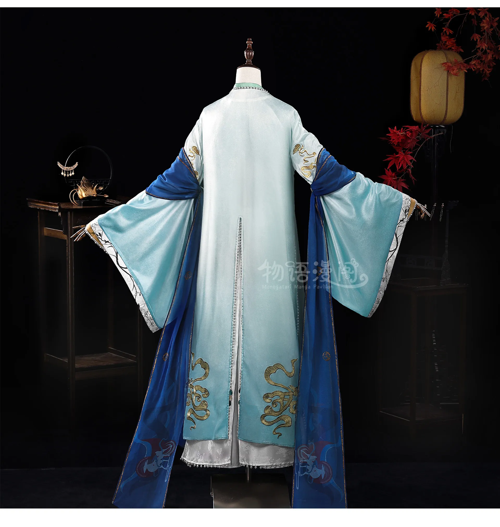 Фото Костюм для косплея Cao Jingguanyin из игры Where Winds Meet, женская одежда, аниме-костюм, наряд для Хэллоуина и карнавальных вечеринок AniMuse №1