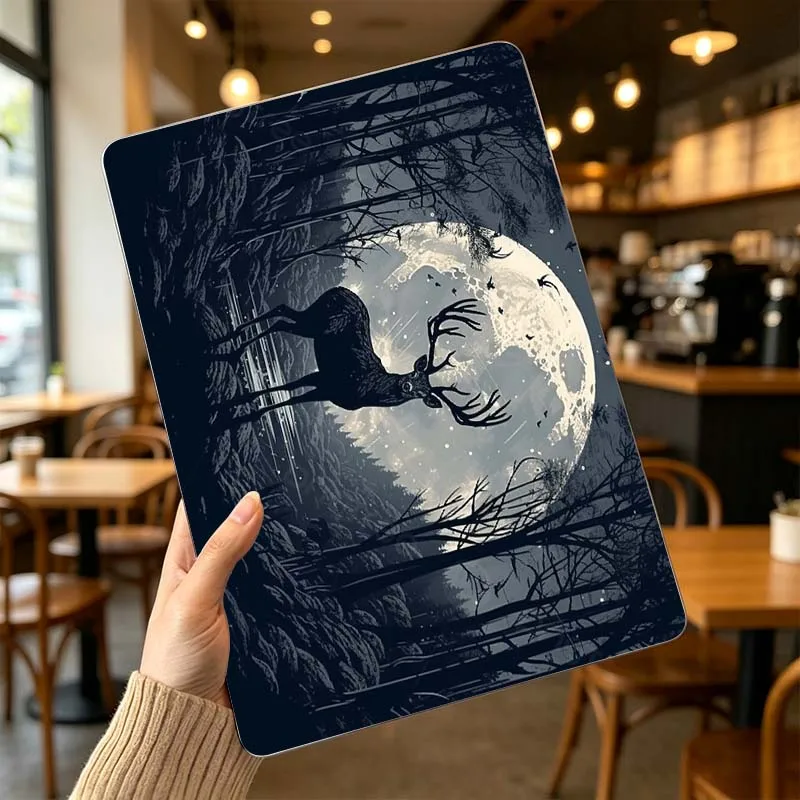 Фото Чехол Art Deer Designs для Apple MacBook Air Pro 13.3 14.2 15.3 11.6 12 16 13 дюймов, защитный жесткий чехол для ноутбука. №2