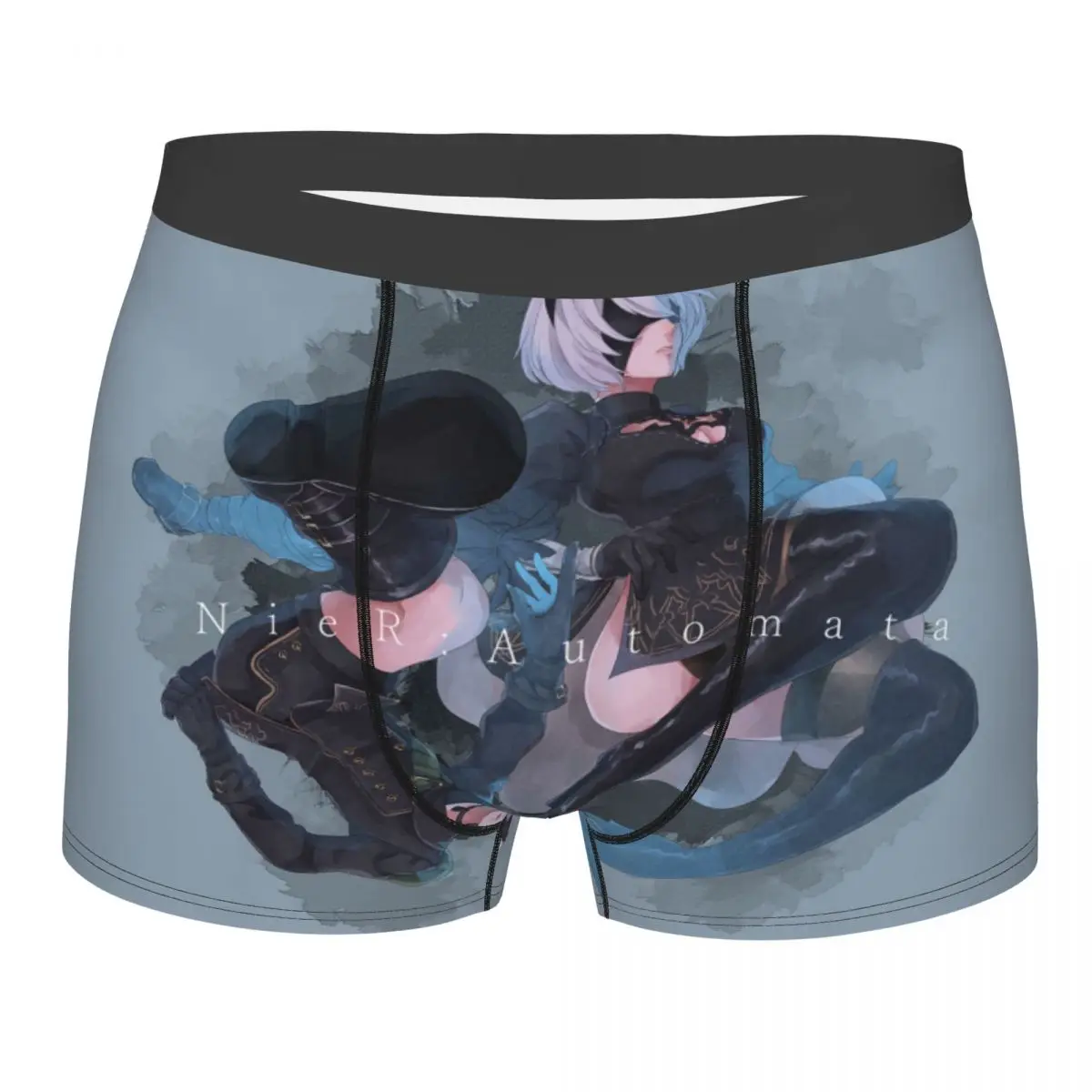

Video Games 9S Nier 2B Nier Automata Men's Underwear Boxer Shorts Panties Novelty Soft Underpants for Male Plus Size