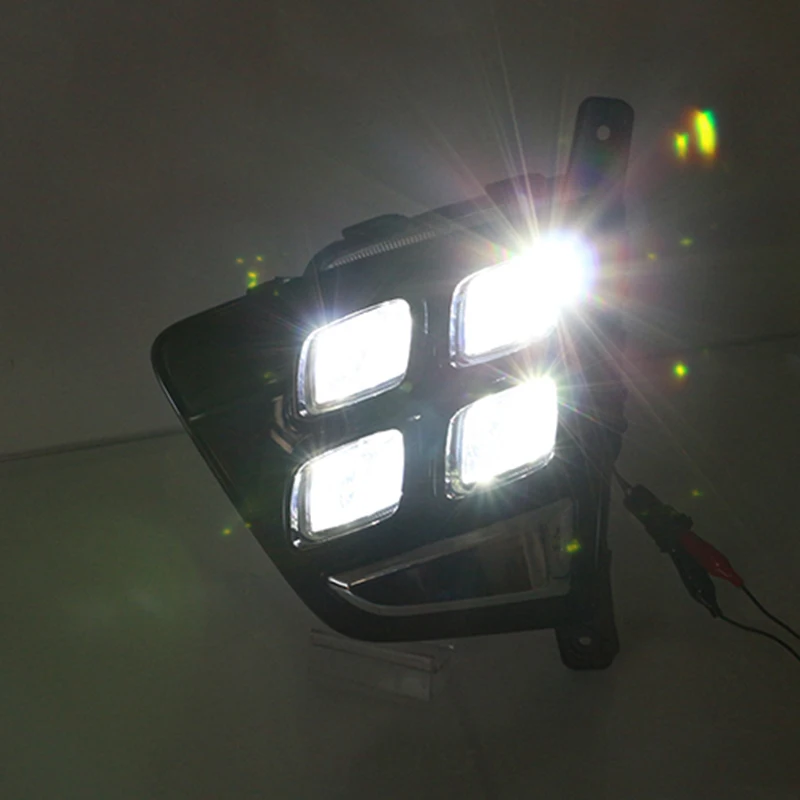 Автомобильные аксессуары водонепроницаемые ABS 12 В светодиодные дневные ходовые