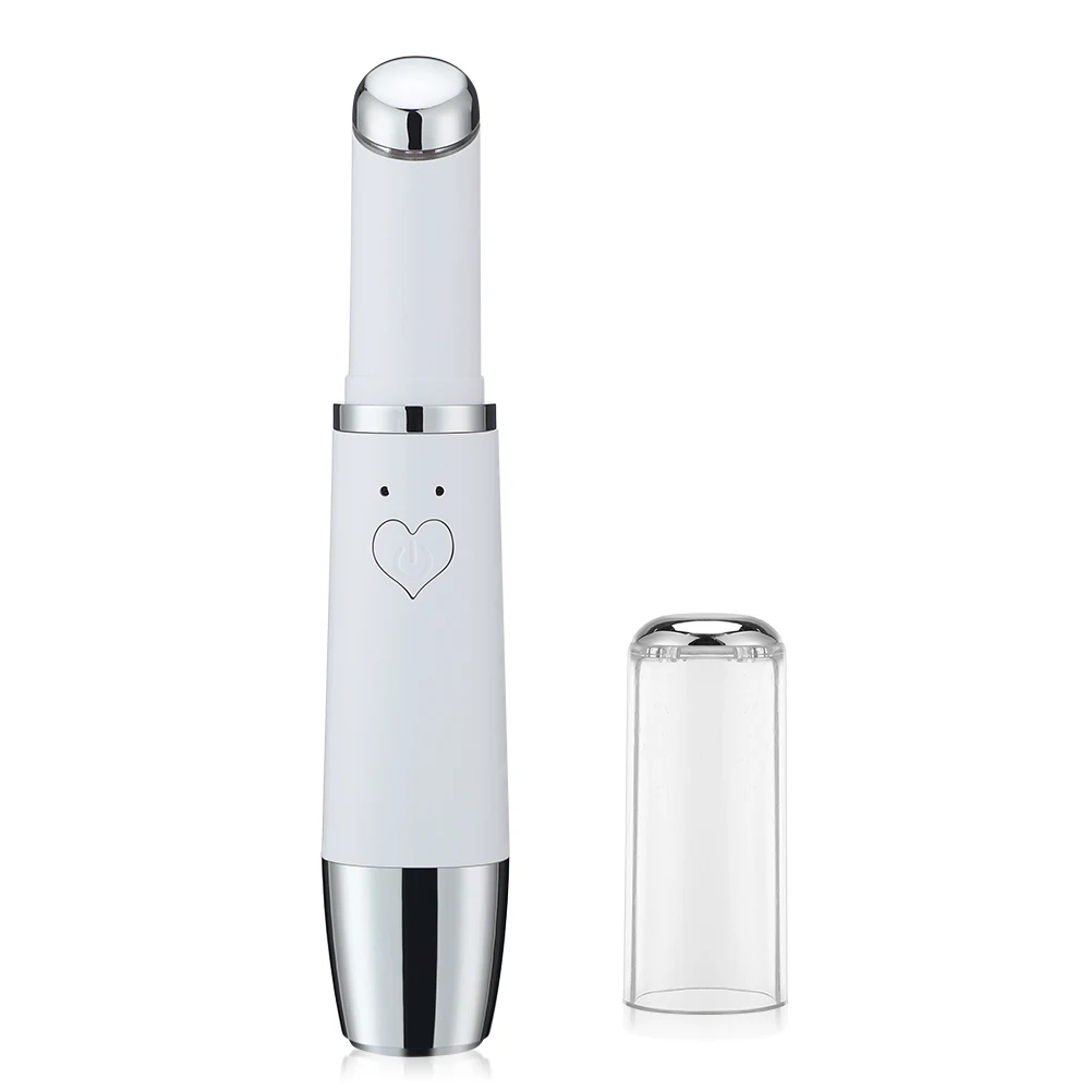 Электрический вибрирующий массажер с подогревом для кожи вокруг глаз