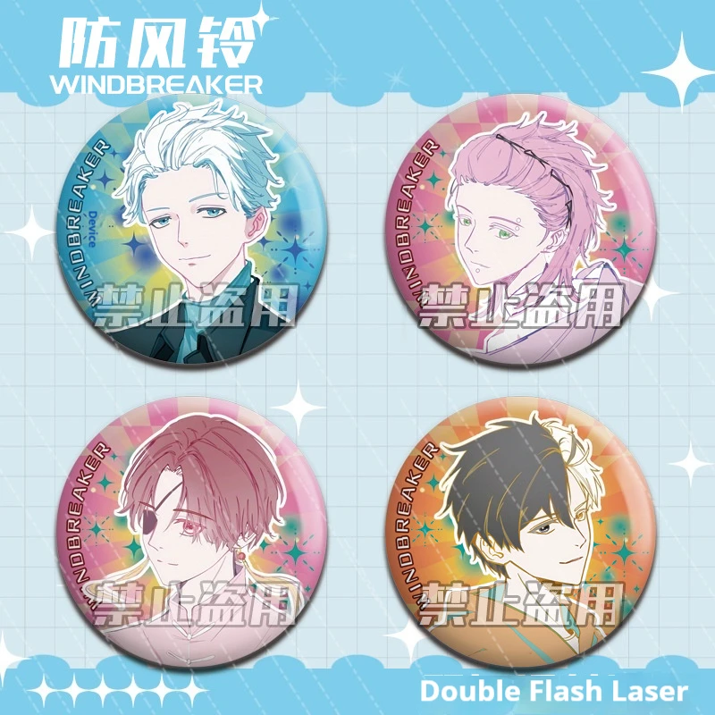 58 мм значок в стиле аниме Втрокол персонаж Umegong Ichi Miki Kiyonsei Sakura Haruka одежда брошь на