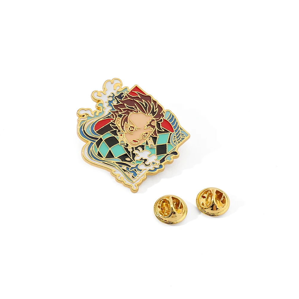 Эмалированные металлические значки Agrippa манга рассекающий демонов киметасу No Yaiba