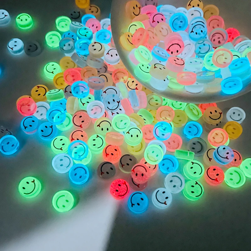 

40 Pcs New Kawaii Cute Cartoon Mini Luminous Candy Flat Back Resin Cabochons Scrapbooking DIY Jewelry Craft Accessorie K20