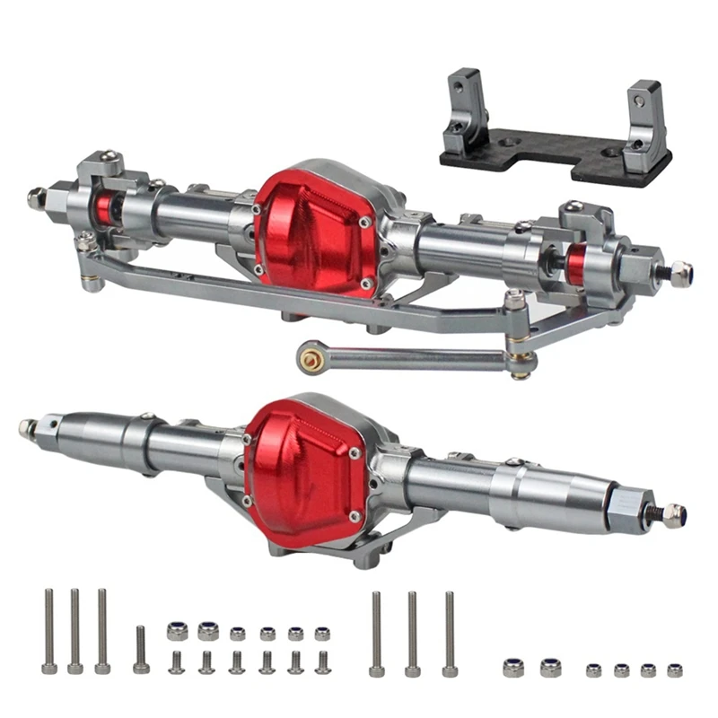 

New RC Car CNC Metal Front / Rear Axle for 1:10 RC Rock Crawler Car Axial SCX10