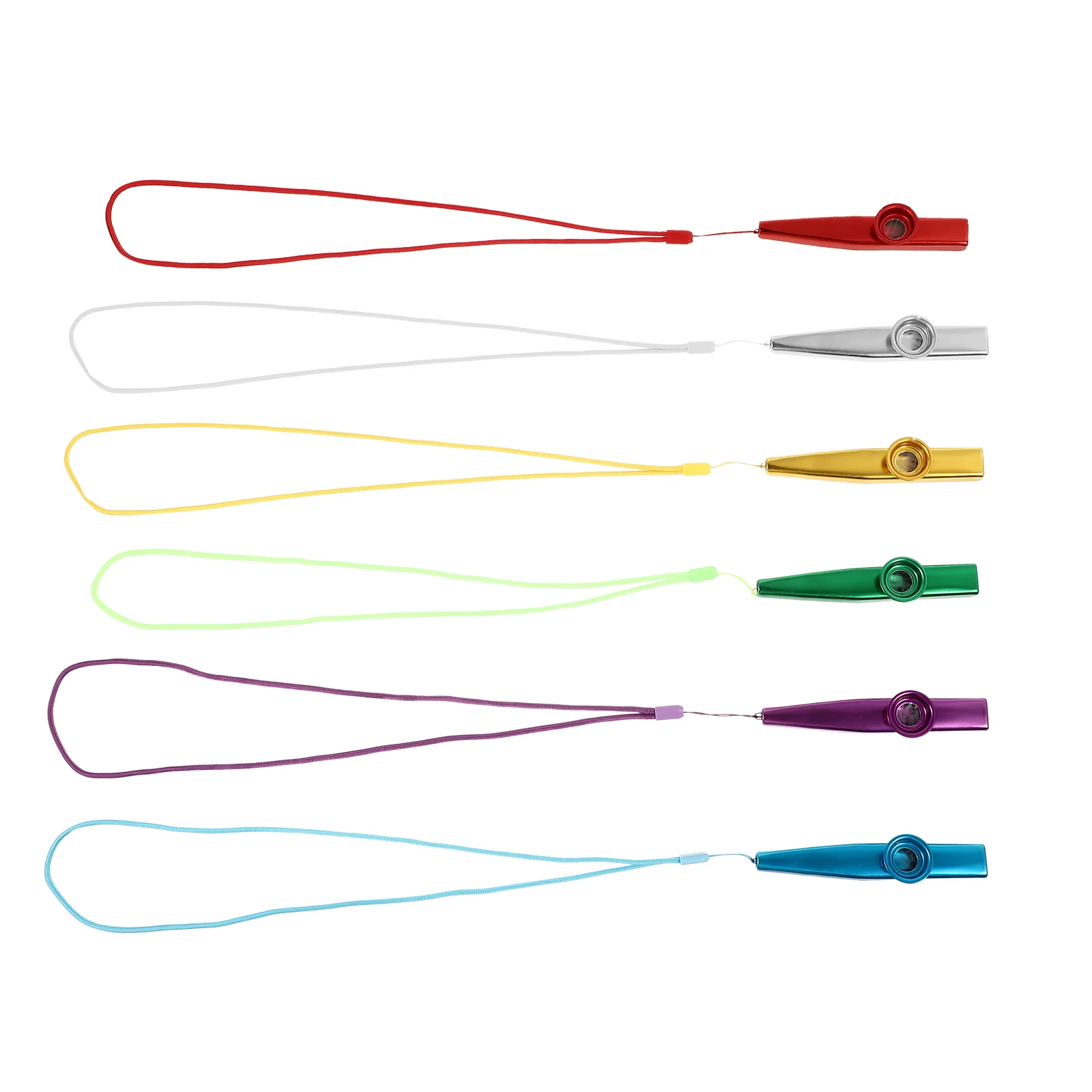 6 шт. портативные флейты забавные игрушки Kazoo для раннего образования (разные