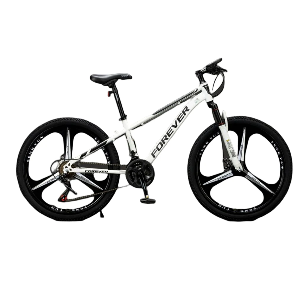 

26 Inch Mountain Adult Bike Front and Rear Mechanical Disc Brakes Shock Absorption Variable Speed Commuting Student Bicycle