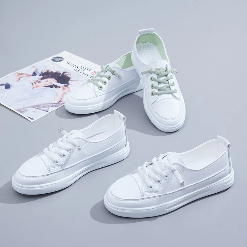 

Женские кроссовки Asakuchi, повседневная простая универсальная обувь, белые, модные