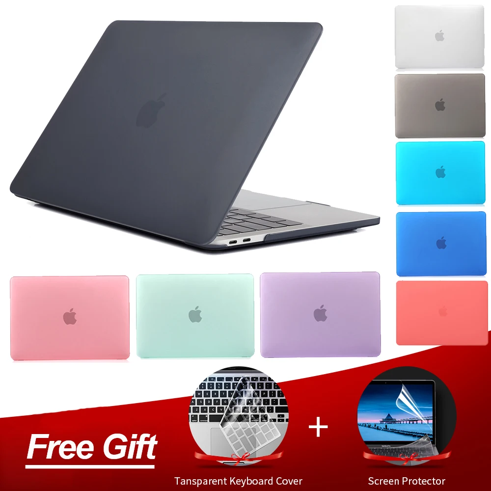 

Чехол для Apple Macbook Air 13, футляр M1 Chip A2337 A2179 A1932 Touch Bar Pro 16 11 12 15, новый Pro 13, прозрачный чехол A2338 A2289