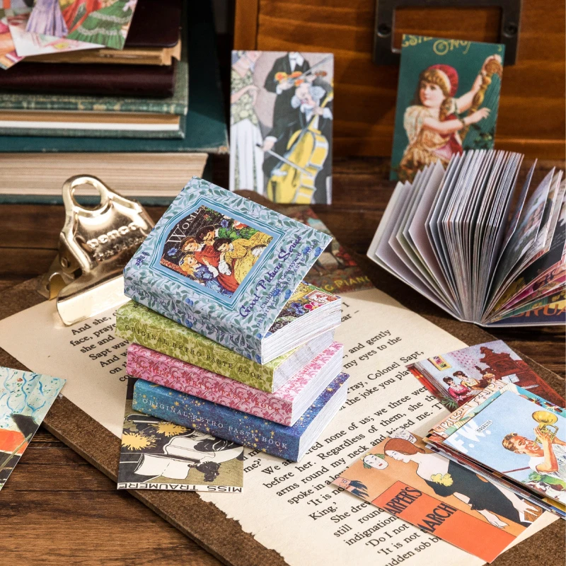 

50 шт. красивые декоративные наклейки с изображением, s-образные винтажные сказочные наклейки, материал для скрапбукинга, этикетка, дневник, ...