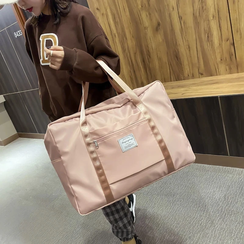 

Gym Bag Pearlescent Women Fitness Training Handbag with Shoes Pocket Waterproof Yoga Pack Travel Duffel Balso Sac De Sporttas