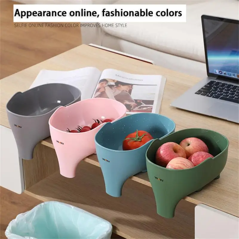 

Elephant Drain Basket Multi-purpose Kitchen Storage Drain Basket Household Fruit And Vegetable Basket Plastic Drain Basket
