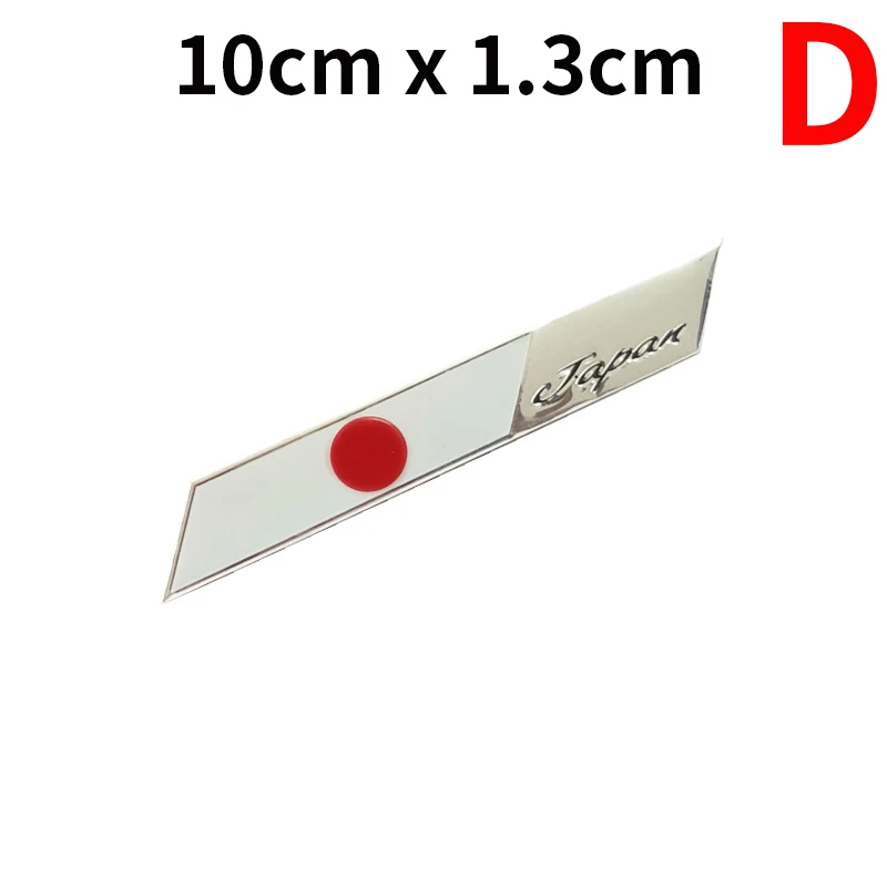 

3D алюминиевый японский флаг щит автомобиль эмблема значок грузовик мотоцикл кузов бампер гарнир наклейка автомобильные аксессуары