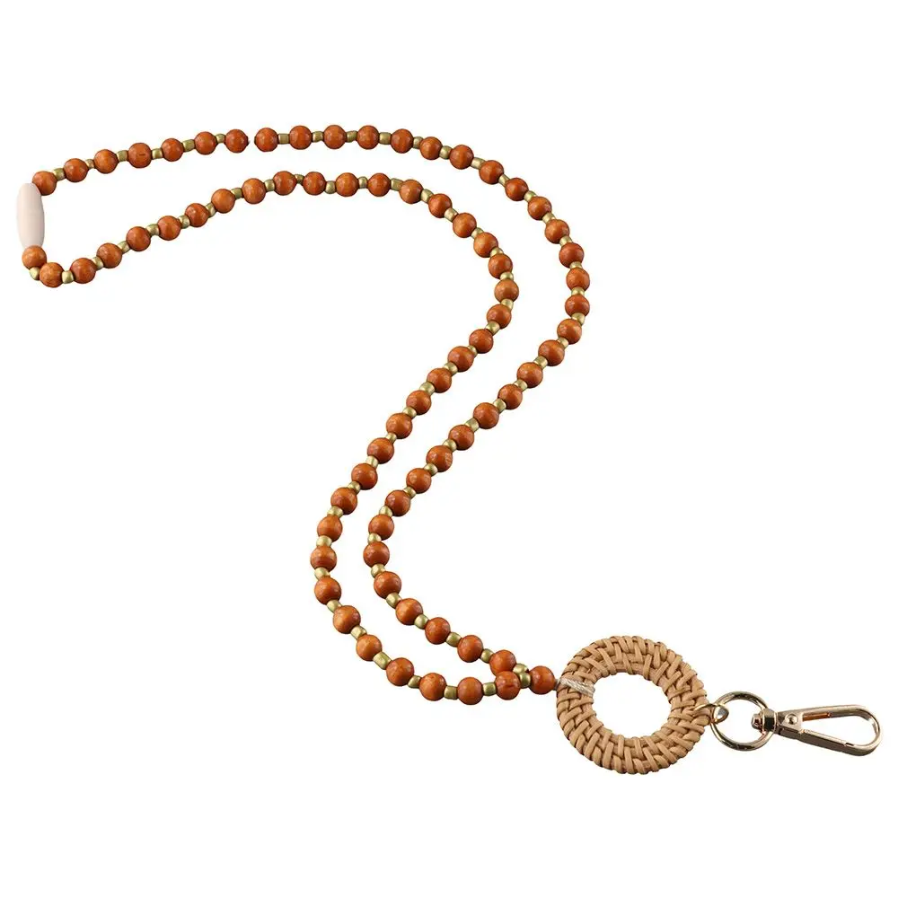 

Id Badges Key chain New Lanyards Wood beads Id Card Holder Badge Holder Office