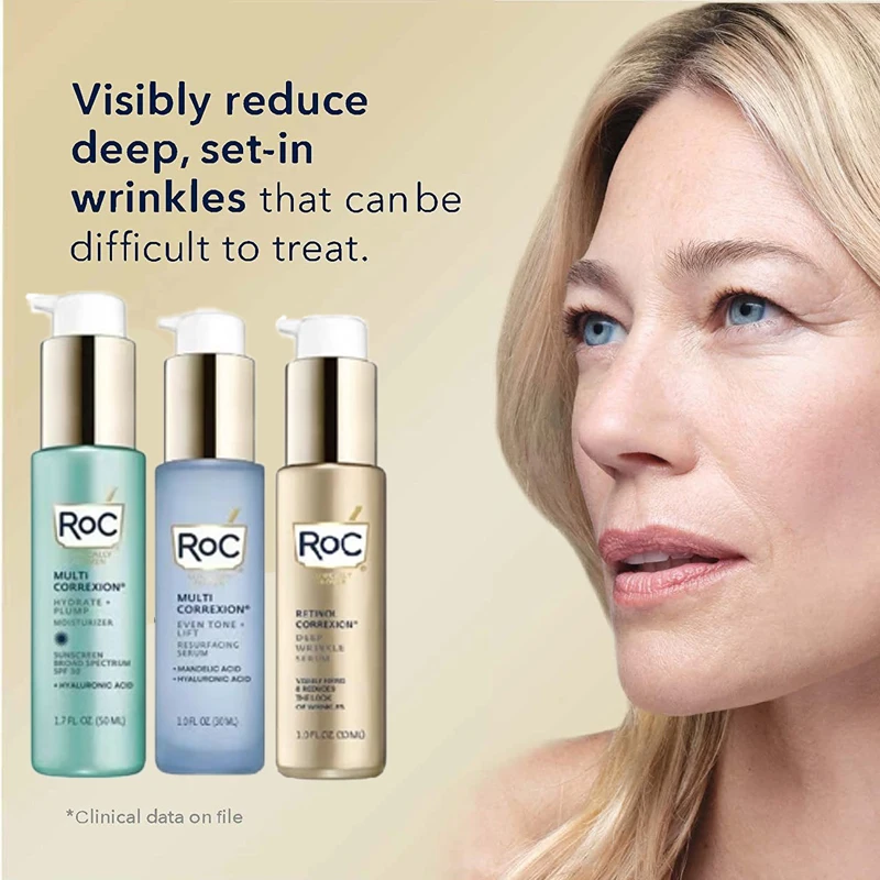 

Крем для лица ROC Retinol Correxion Deep эссенция для кожи, средство для ухода за кожей, крем для лица против морщин