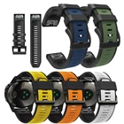 Ремешок для наручных часов Garmin Fenix 6X Pro 5X 5, силиконовый браслет для Garmin Fenix 6 6S 6XForerunner 935, 22 мм 26 мм