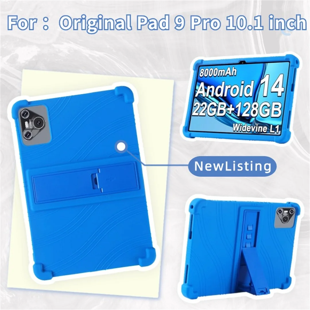 Фото Силиконовый чехол Cornors для оригинального планшета Pad 9 Pro 10,1 дюйма, чехол для планшета Android 14, мягкий защитный чехол Fumda Soft 10 дюймов, универсальный №2