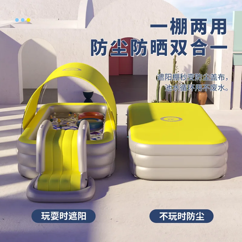 

Для взрослых, для домашнего использования, утолщенный и солнцезащитный пластиковый бассейн для океанских шаров, детский Автоматический на...