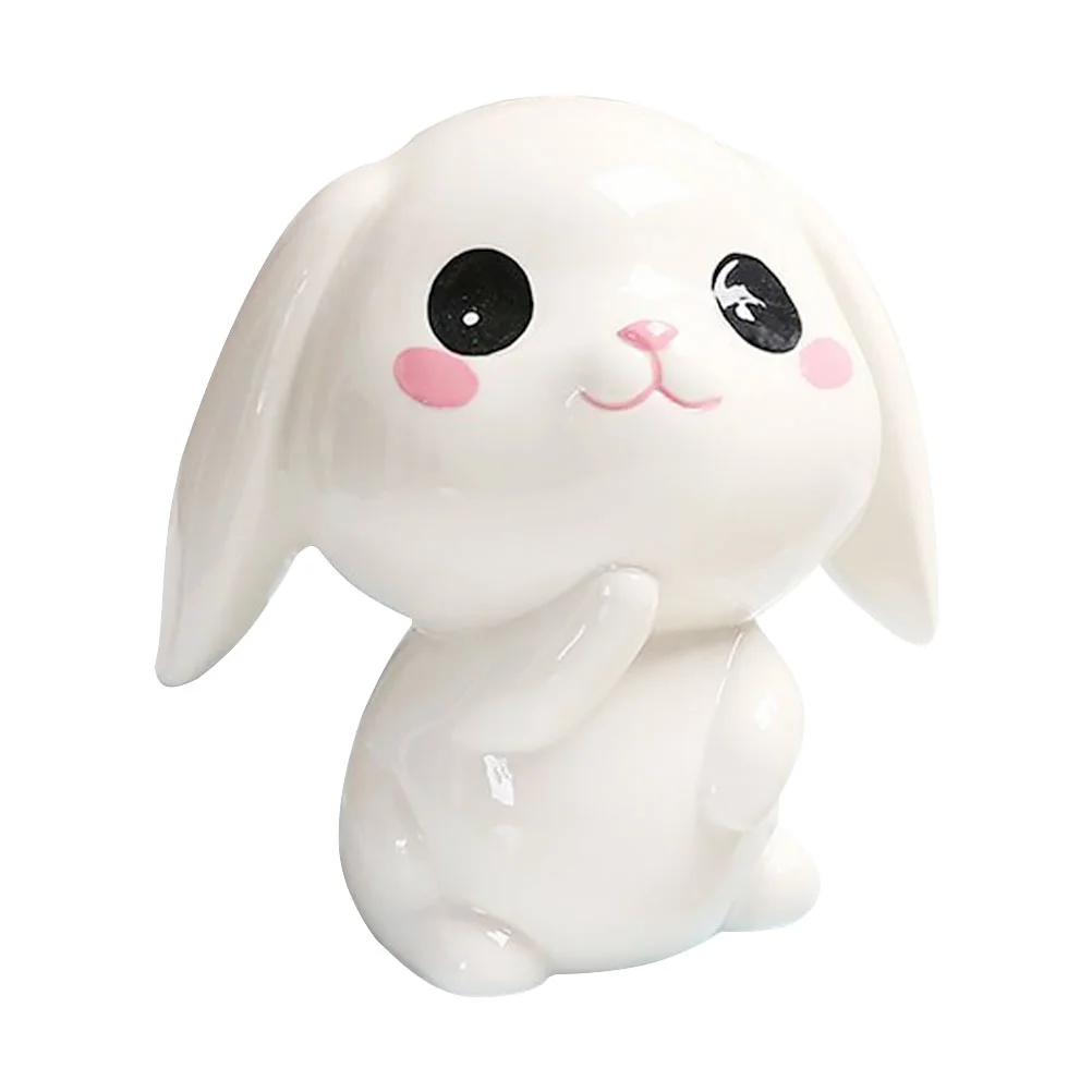 

Banksaving Money Piggy Rabbit Kids Bunny Banks Jar Box Cutecontainer Children Desktop Animalkid Figurines Easter Decorative