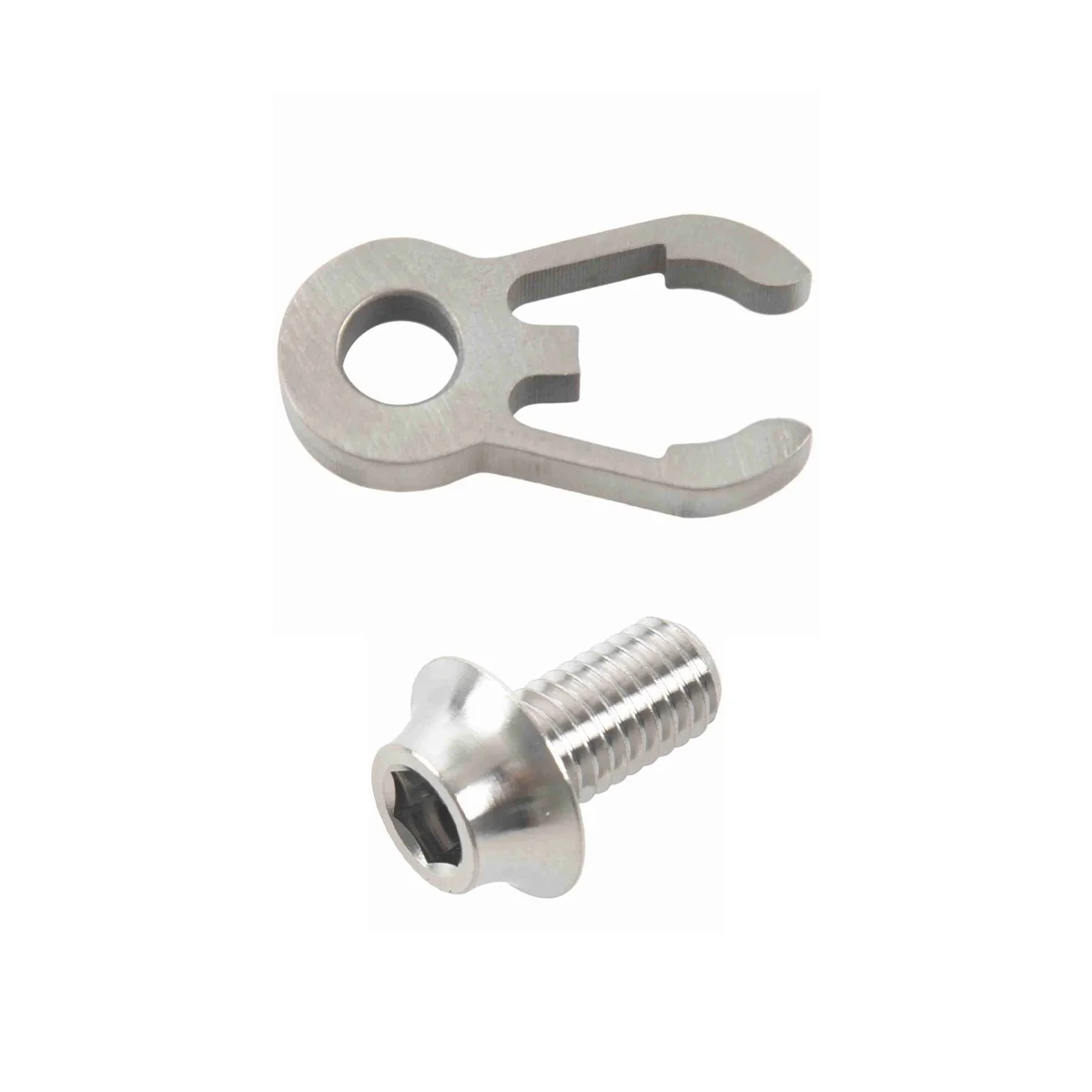

Titanium Handlebar Retainer for Brompton Folding Bike 12G with Bolt Rust Resistant Silver