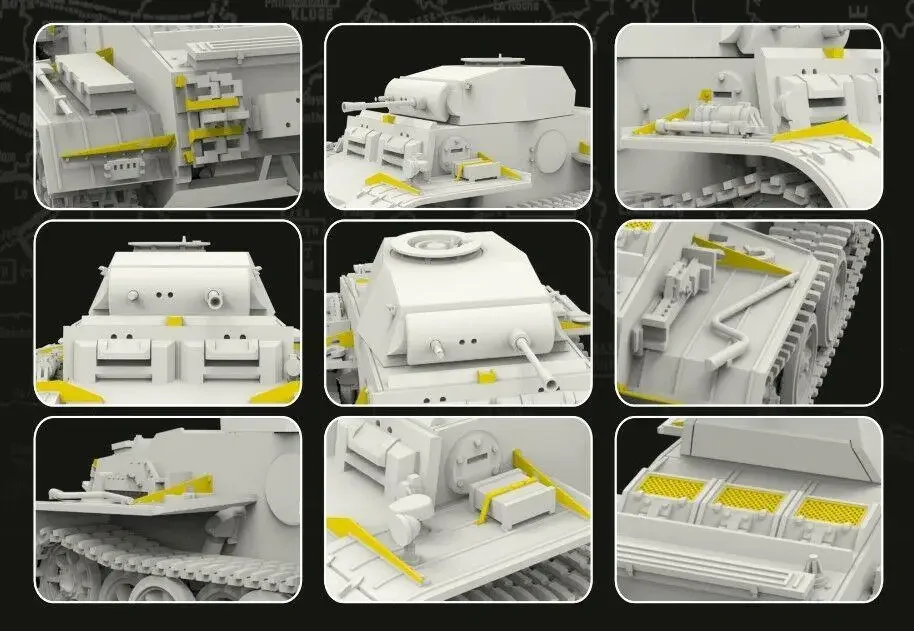 Фото Flyhawk FH3005 1/72 Немецкий Pz. Kpfw II Ausf J(VK.16.01) Модельный комплект №2