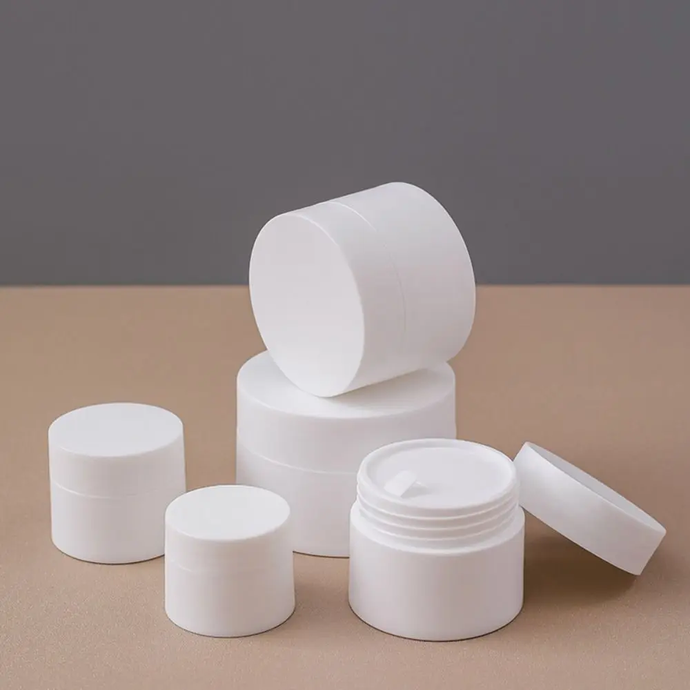 

5-100g Face Cream Bottles Multicolor Plastic Round Lip Balm Container Cans Makeup Jar Empty Cosmetic Cream Jars Skin Care