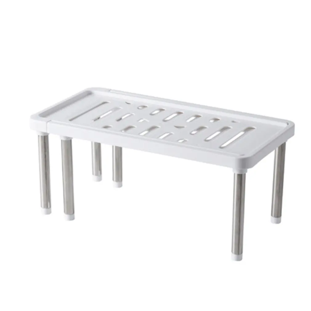 

Многофункциональная телескопическая стойка для обуви, полка из нержавеющей стали под раковину, шкафчик для посуды, стеллаж для детской обу...