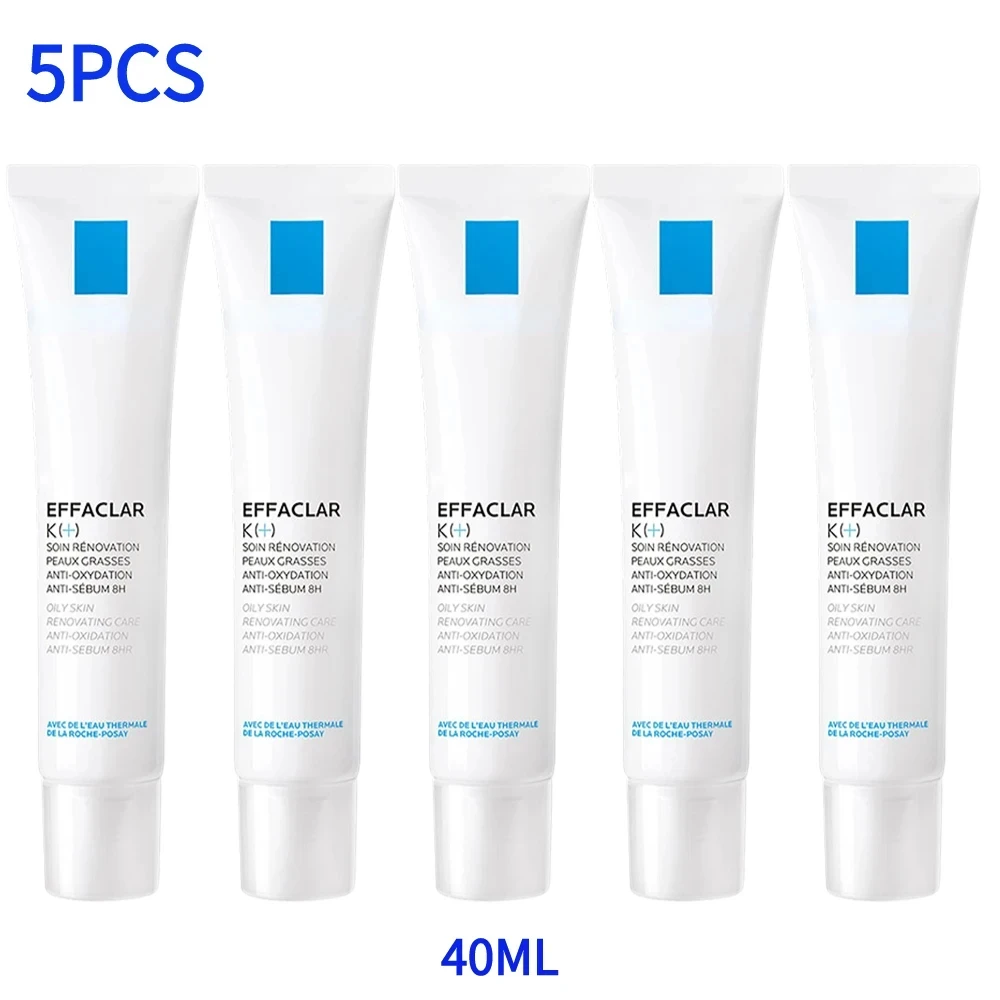 

5PCS La Roche Original Effaclar Duo+ Moisturizing Face Cream Oil-free Reduces Blemishes Acne Brightens Evens Skin Tone Care 40ml