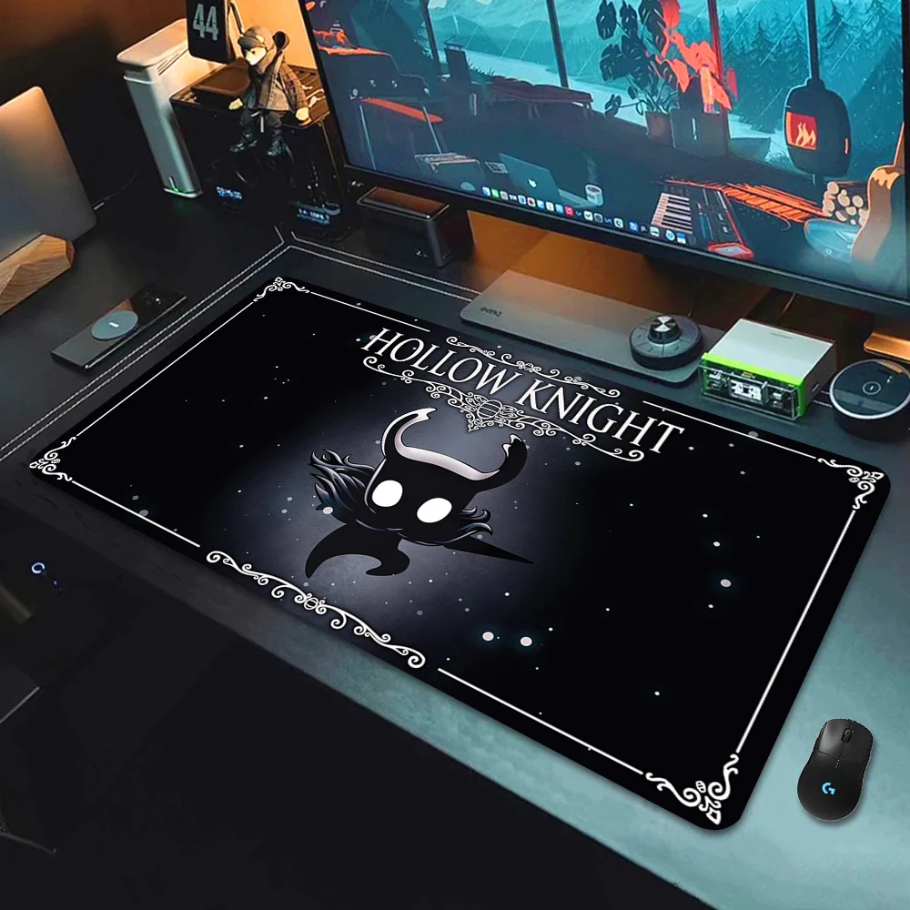 Фото Новый игровой коврик для мыши XXL Hollow Knight, коврик для клавиатуры и мыши для ноутбуков, нескользящий коврик для компьютера, крутые настольные коврики №3