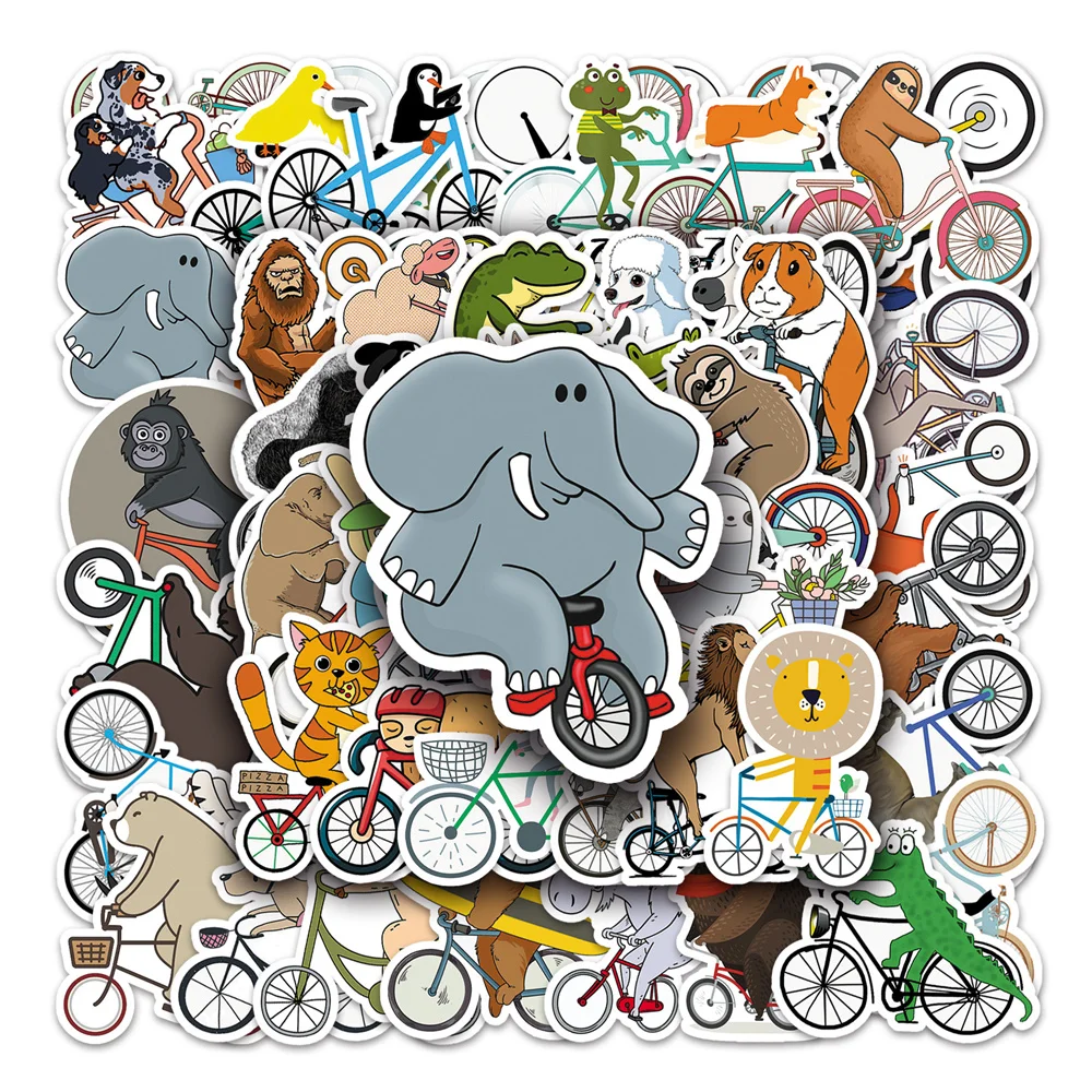 

10/30/50PCS New DIY Animal Cartoon Personality Creative Computer Luggage Table Car Chair Decoration Waterproof Sticker Wholesale