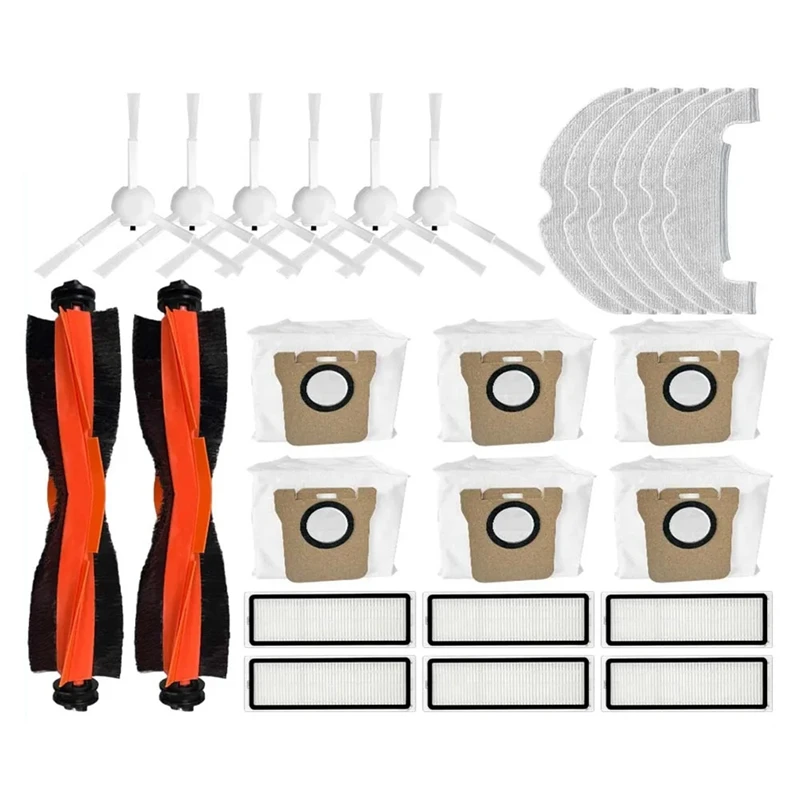 

For Xiaomi Robot Vacuum X10 Roller Main Side Brush Hepa Filter Mop Cloths Rag Dust Bag Replacement Parts