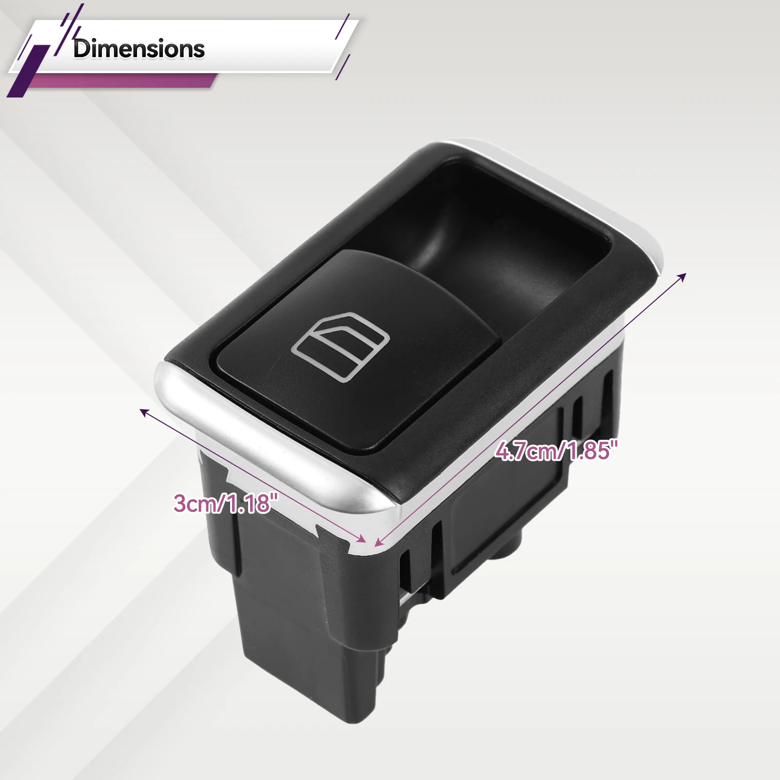 Электрический главный переключатель управления стеклоподъемником со стороны