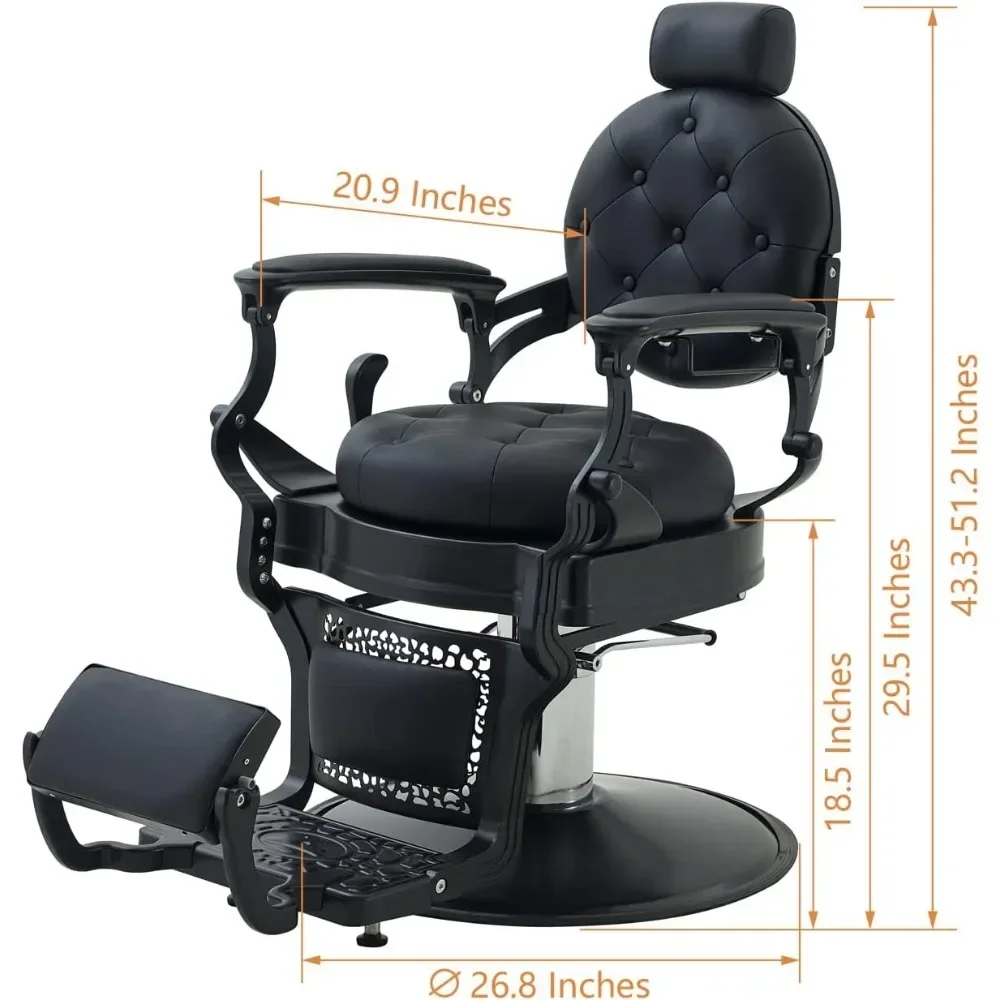 Парикмахерское кресло сверхмощное 700 фунтов для парикмахера-стилиста