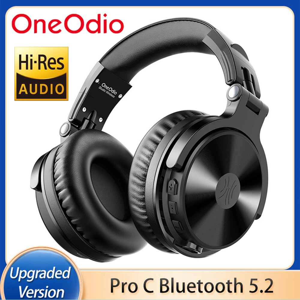 Oneodio Pro-C Беспроводные наушники с микрофоном 110H PlayTime Bluetooth 5,2 складные глубокие басы стерео наушники для ПК телефона