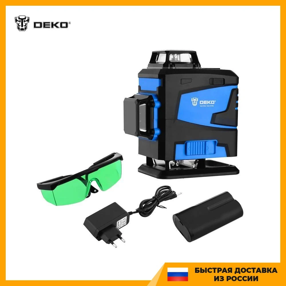 Лазерный уровень самовыравнивающийся DEKO DKLL16GB SET 5 | Инструменты