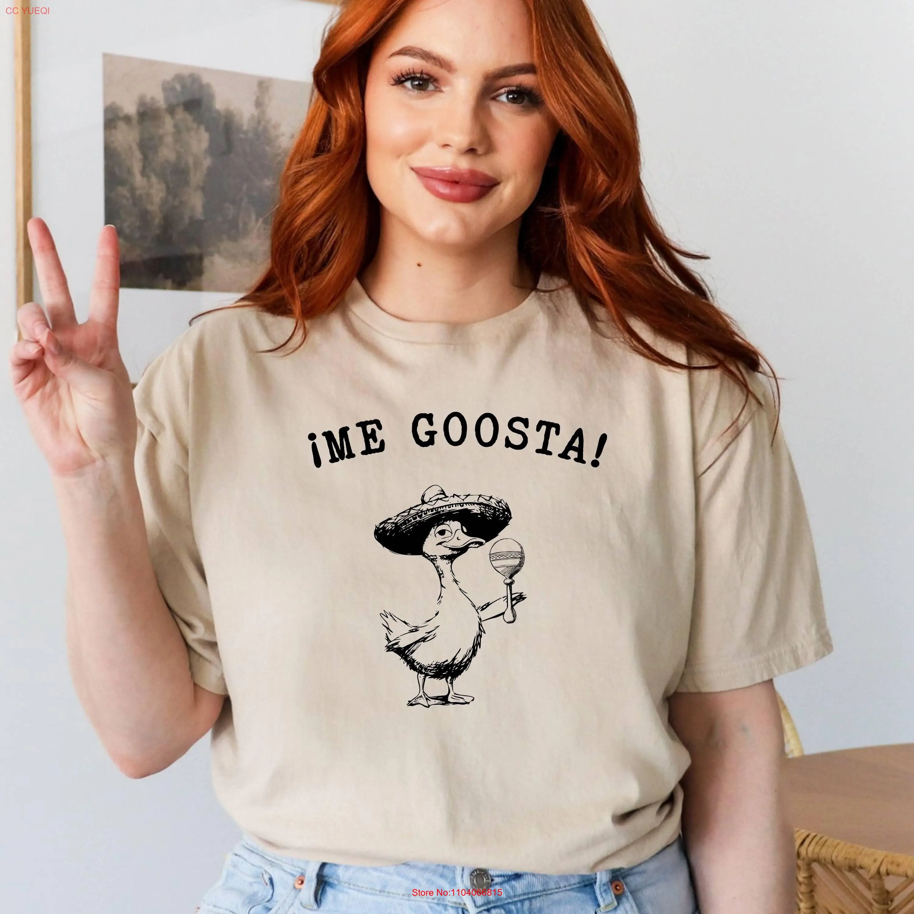 Футболка Funny Me Goosta одежда для влюбленных с гусями саркастическая 90-х годов