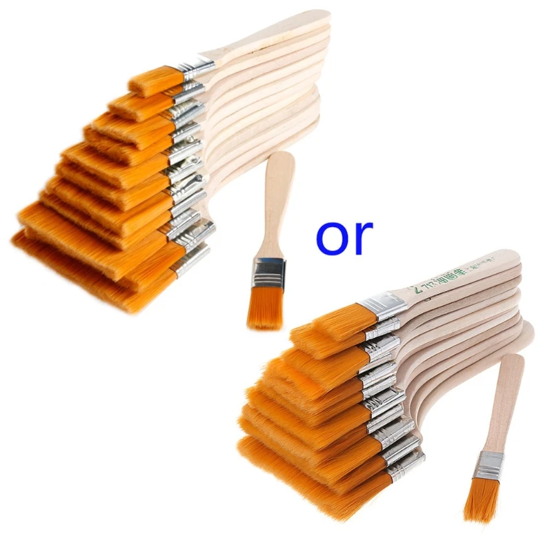 

12Pcs Wooden Oil Painting Brush Artist Acrylic Watercolor Paint Art Supply Tool