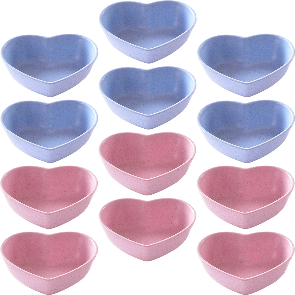

Dishes Plate Sauce Bowls Dish Seasoning Dipping Condiment Heart Bowl Appetizer Soy Tasting Plates Container Prep Shaped Cups