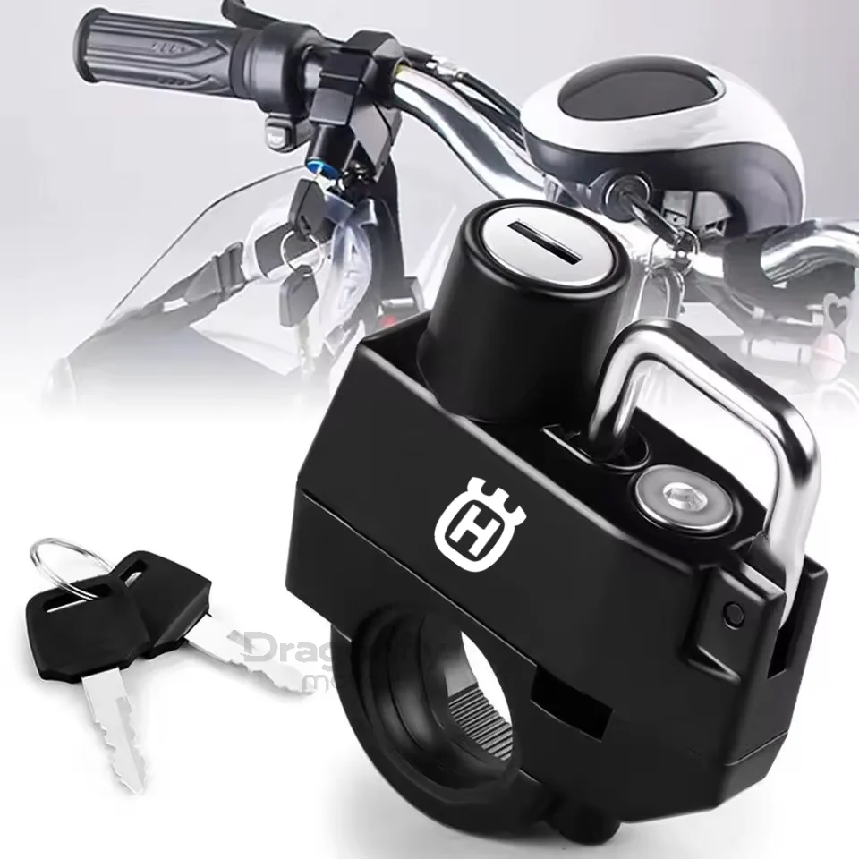 Фото Для Husqvarna Svartpilen 401 250 701 принадлежности для мотоциклов, замок для шлема, противоугонное устройство для блокировки шкафчика, нержавеющий, тонкое качество изготовления №1