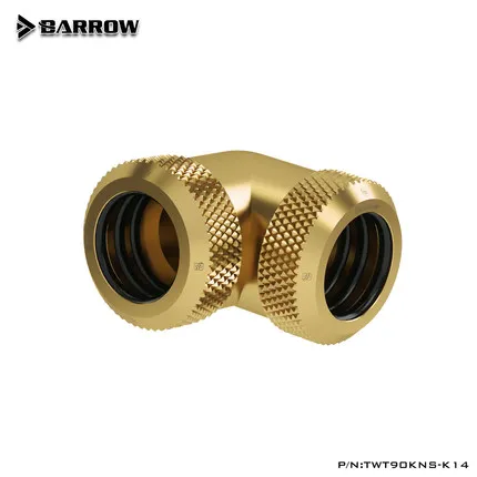 Barrow G14 ''X 2 двойная головка, жесткая трубка 90 D, многозвеньевой адаптер 12 мм 14 мм, черныйсеребристыйбелыйзолотистый, стандартная (art.: 7b0b811cb) - 7b0b811cb