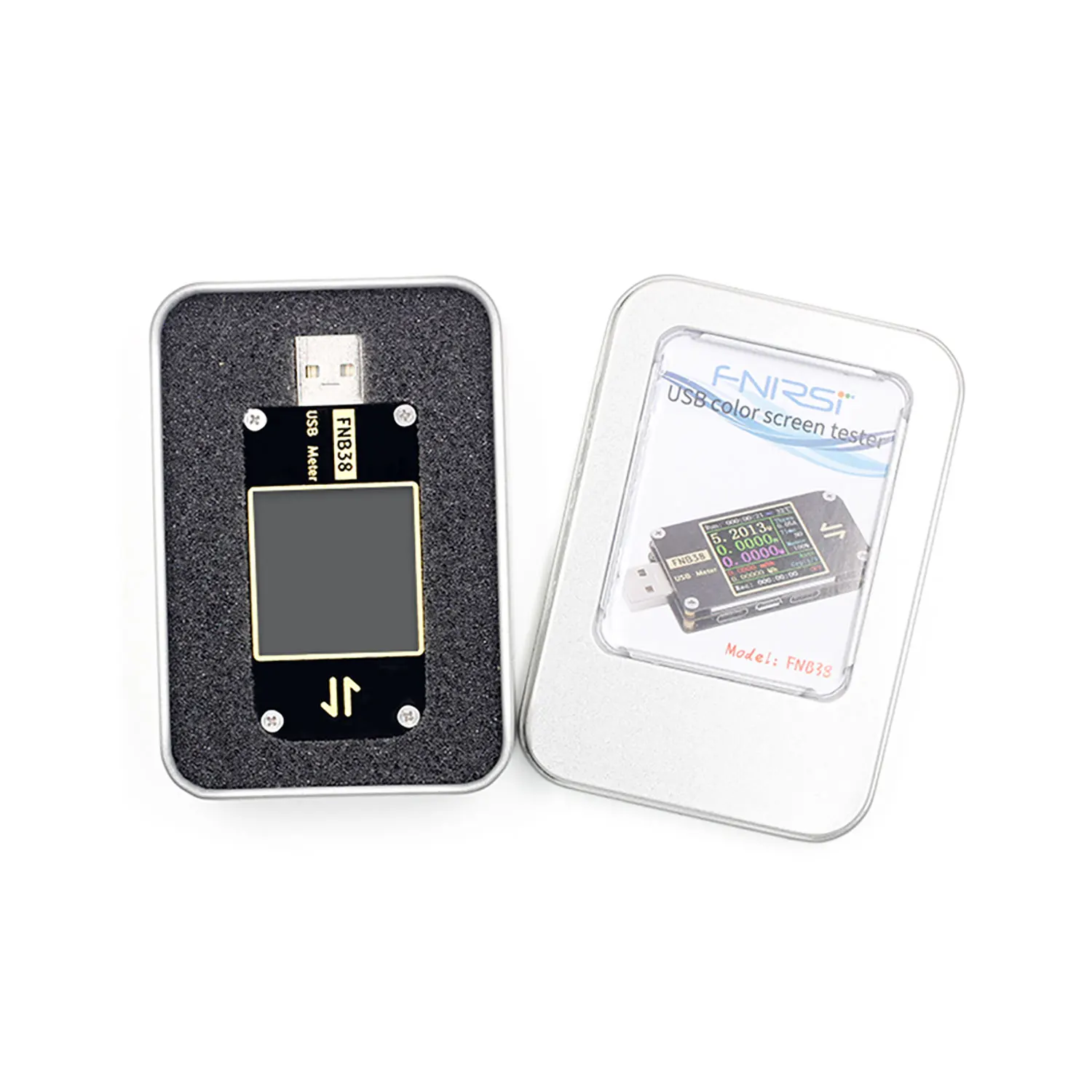 

FNIRSI FNB38 USB-тестер тока и напряжения