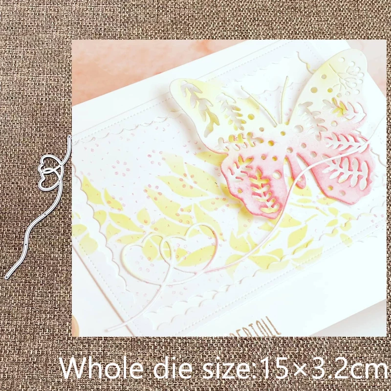 

Металлический трафарет XLDesign, пресс-формы, штампы в форме сердца, полоски для украшения, высечки для альбома, бумаги, тиснения для рукоделия