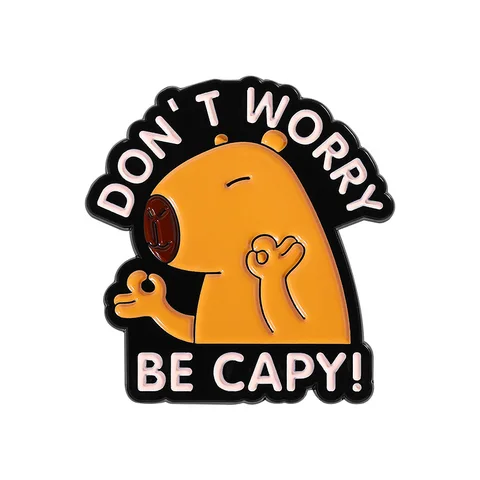 Металлическая брошь ленивец